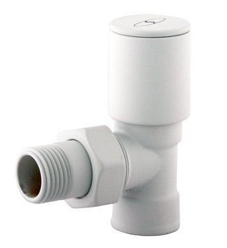 Кран вентильный угловой с американкой SOLOMON 1/2&Prime; WHITE 1845 000029892 фото