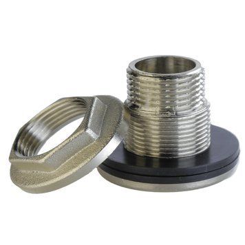 Врезка в бак 3/4&Prime;Н никелированное усиленное Б5102А(нк) 000026733 фото