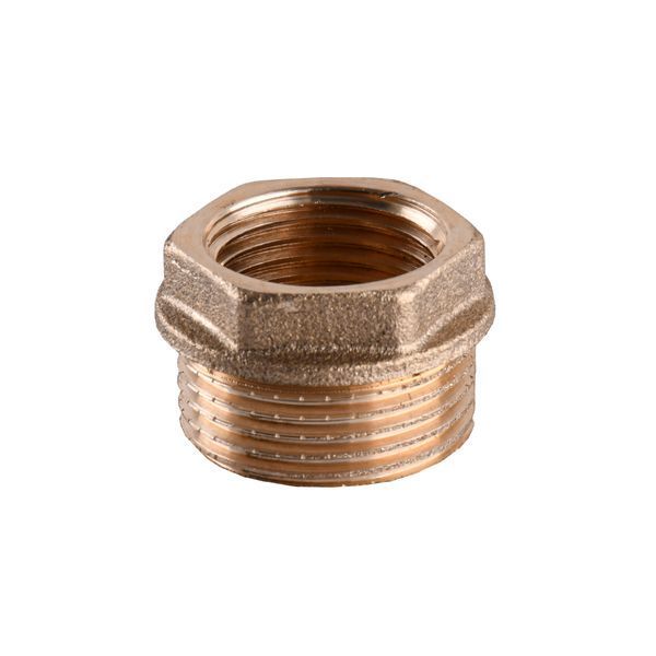 Футорка 3/4&Prime;х1/2&Prime;НВ латунная А0702А 000010500 фото