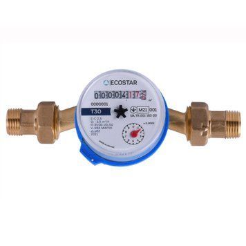 Лічильник холодної води ECOSTAR DN15 1/2&Prime; L110 E-C 2,5 000021807 фото