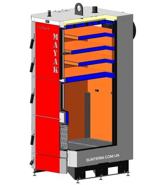 Твердотопливный котел Маяк КТР-95 ЕСО MANUAL UNI type H КТР-95 ЕКО UNI typ фото