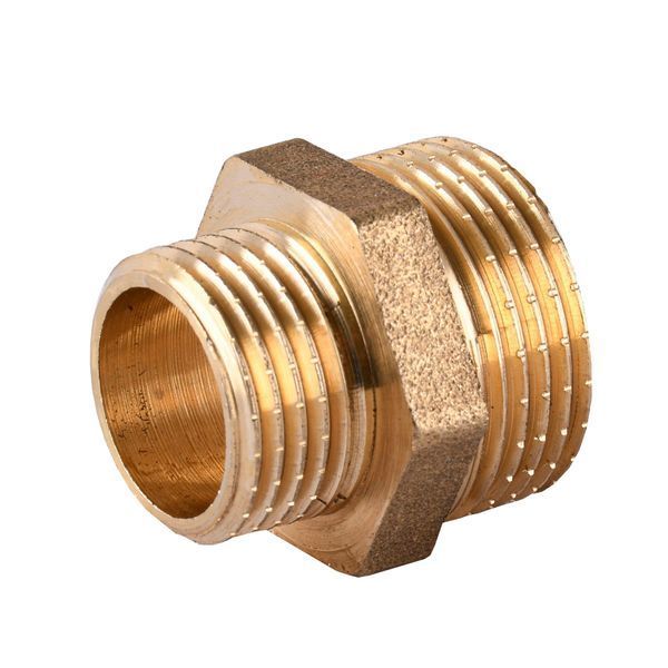 Ніпель редукційний 3/4&Prime;х1/2&Prime;ЗЗ латунний А0511А 000010509 фото