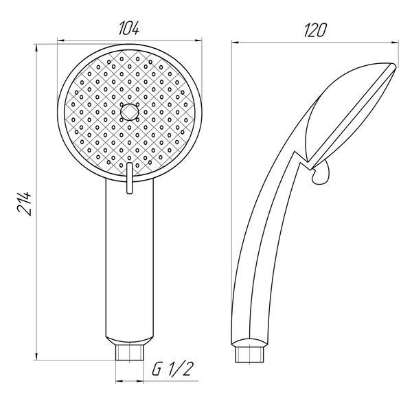 Душова лійка Globus Lux SPIDER NS-580-P 000020790 фото