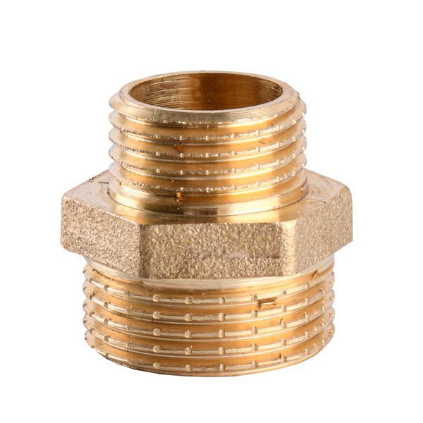 Ніпель редукційний 3/4&Prime;х1/2&Prime;ЗЗ латунний А0511А 000010509 фото