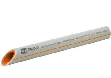Труба ПП FADO PP-RCT армированная слоем алюминия (PPR-AL-PPR) PN-25 25х4,2 (1шт=4м) PPA25 фото