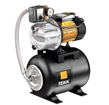 Насосная станция TEKK HAUS BS 1100L 24L black(нерж. фланец, EPDM мембрана, 1м кабель+кнопка) d1000009 фото