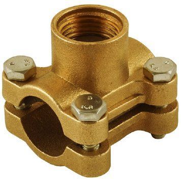 Врезка в трубу 1/2&Prime;(&Oslash;21мм)х1/2&Prime;В латунне усиленное Б3801А 000024383 фото