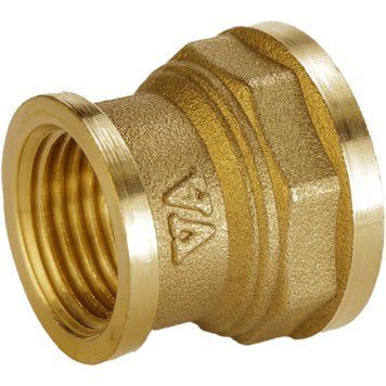 Муфта редукционная 3/4&Prime;х1/2&Prime;ВВ латунная облегченная А0306А 000010729 фото