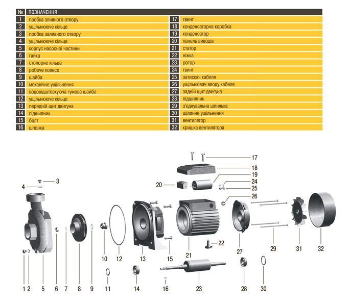 Насос центробежный Optima MH-6B 2,2кВт 000012529 фото