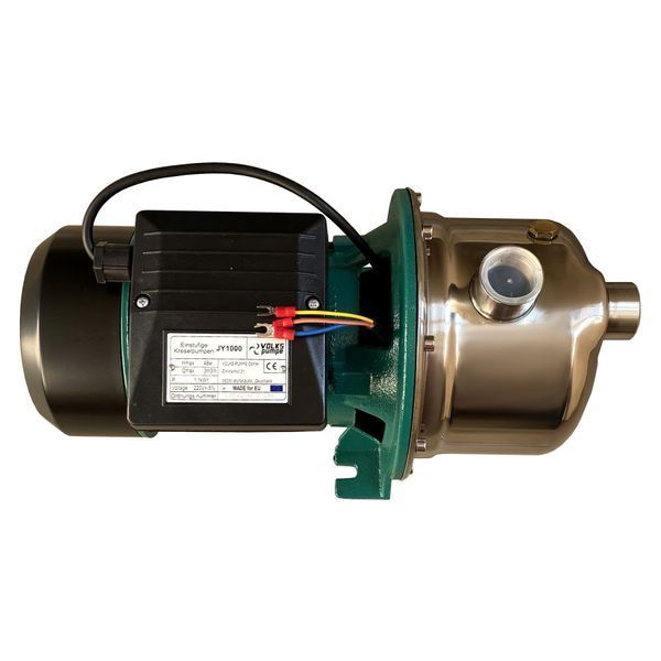 Насос відцентровий VOLKS pumpe JY1000 1,1кВт нержавійка 000010075 фото