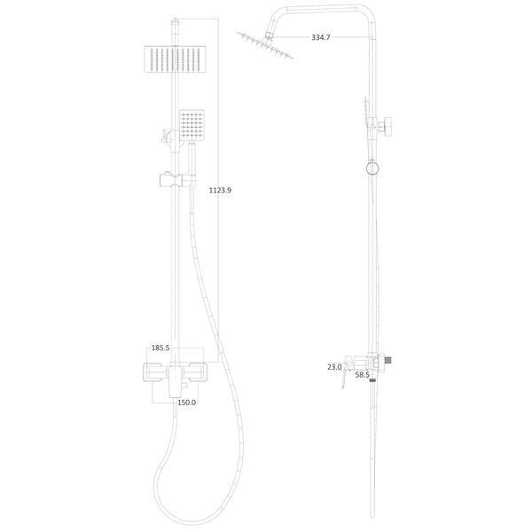 Душова система Globus Lux BONN GLB-0005N 000028505 фото