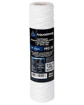 Картридж полипропиленовая нить AQUASTRONG 10"/ 5 мкм 185 г (PPC-23) (64 мм диаметр) PPC-23 фото