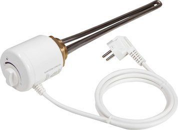 Тен RS-R 2,5 кВт, нарізь 1"1/4 ,прямий,з термостатом, нерж. Tenko 96300 фото