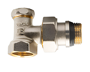 Кран радіаторний FADO NEW 1/2'' кутовий нижній RN02 фото
