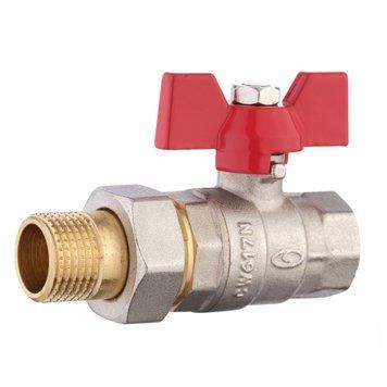 Кран шаровый прямой с американкой SOLOMON 1 1/4&Prime; УСИЛЕННЫЙ 1042 000000929 фото