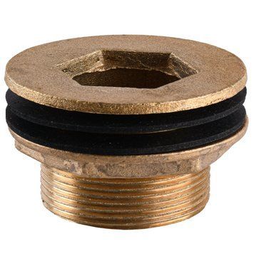 Врезка в бак 1 1/2&Prime;Н латунная 1676Б 000025751 фото