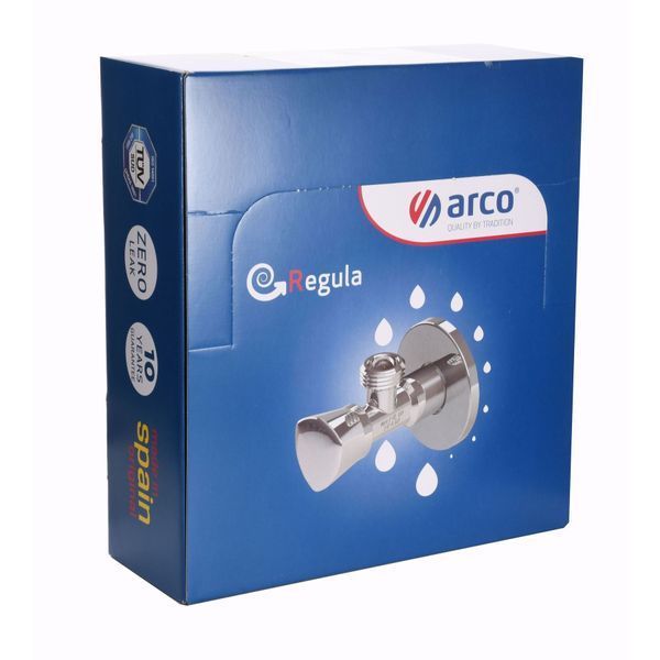 Набор Краны вентильные угловые ARCO 1/2&Prime;х1/2&Prime; ZENIT REGULA Z0912 30шт. VTQ005 000016257 фото