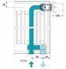 Клапан INNER под термоголовку М30x1,5 панельного радиатора 1/2&Prime;Н IIM30 CRISTAL (в трубу) 000022029 фото 2