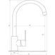 Смеситель для кухни TOPAZ BARTS TB 07403-H36-W 000020804 фото 6