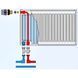 Клапан INNER под термоголовку М30x1,5 панельного радиатора 1/2&Prime;Н IIM30 CRISTAL (в трубу) 000022029 фото 3