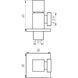 Кран полуоборотный угловой SOLOMON 1/2&Prime;х3/4&Prime; CUBE 7078 000015032 фото 6