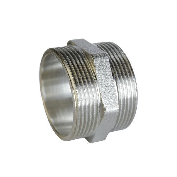 Ниппель 1 1/2&Prime;НН никелированный А0535А(нк) 000025094 фото