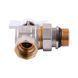 Кран шаровый угловой с американкой Q PROFESSIONAL QP004 PN40 1&Prime; антипротечка, Белая бабочка 000018555 фото 3