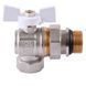 Кран шаровый угловой с американкой Q PROFESSIONAL QP004 PN40 1&Prime; антипротечка, Белая бабочка 000018555 фото 1