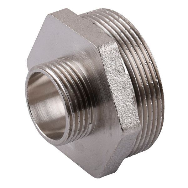 Ниппель редукционный 1 1/2&Prime;х 3/4&Prime;НН никелированный А0510А(нк) 000025097 фото