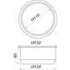 Редукция резиновая VSplast 124/110 (черная) 000022512 фото 2