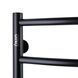 Рушникосушарка UNIO LD W 700-500-7 BLK Драбинка Дуга вода чорна 000021614 фото 4