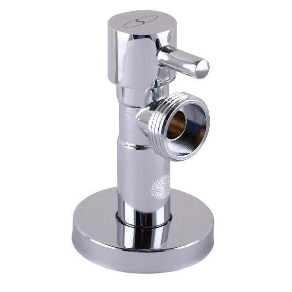 Кран полуоборотный угловой SOLOMON 1/2&Prime;х3/4&Prime; Lazer 7076 (2шт) 000004157 фото