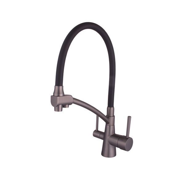 Смеситель для кухни под осмос Globus Lux LAZER GLLR-0700-11-GRAPHITE 000022990 фото