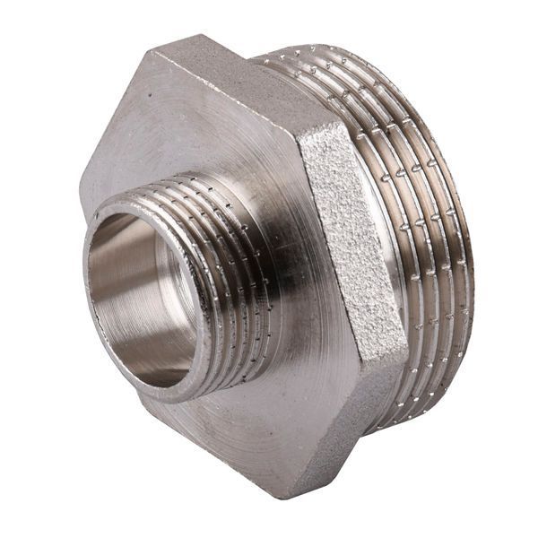 Ніпель редукційний 1 1/4&Prime;х 3/4&Prime;ЗЗ нікельований А0593А(нк) 000025098 фото