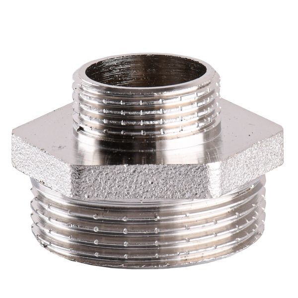 Ніпель редукційний 1 1/4&Prime;х 3/4&Prime;ЗЗ нікельований А0593А(нк) 000025098 фото