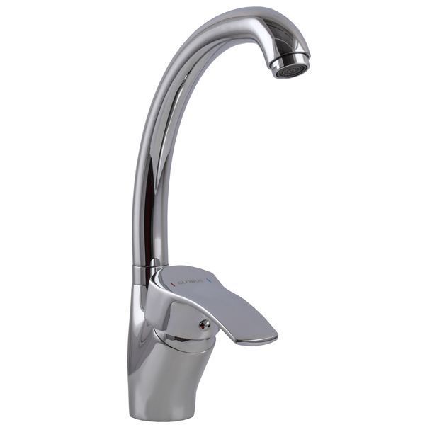 Змішувач для кухні Globus Lux QUEENSLAND GLQU-0203S-BIG боковий на ГАЙЦІ-(картридж Sedal) 000008756 фото