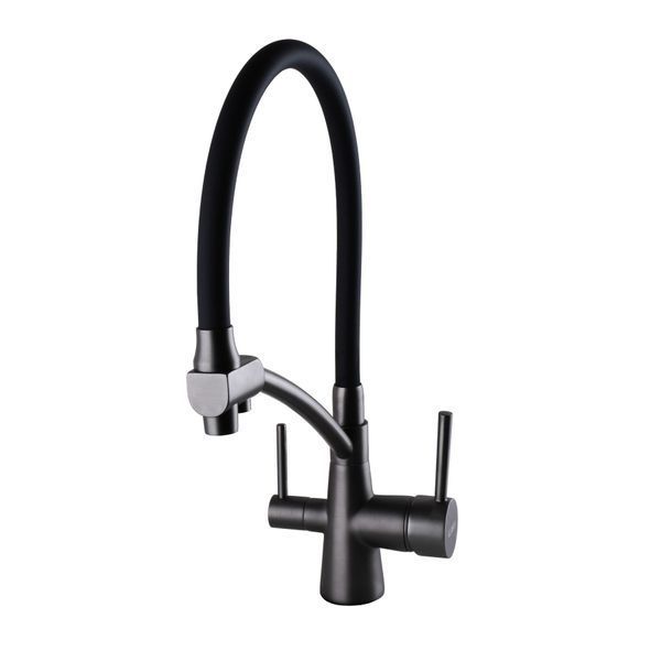 Смеситель для кухни под осмос Globus Lux LAZER GLLR-0700-11-GRAPHITE 000022990 фото