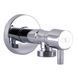 Кран полуоборотный угловой SOLOMON 1/2&Prime;х3/4&Prime; Lazer 7076 (2шт) 000004157 фото 1
