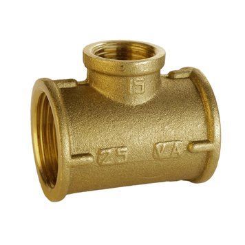 Трійник редукційний 1&Prime;х1/2&Prime;х1&Prime;ВВВ латунний А0206А 000025764 фото