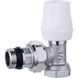 Кран радиаторный угловой Q PROFESSIONAL 1/2&Prime; NV-QP5005 вентильный с уплотнителем 000023478 фото 1