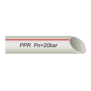 Труба VSplast PPR-AL-PIPE ф20 с алюминиевой фольгой(красные буквы на упаковке) 000008050 фото