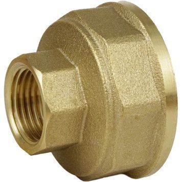 Муфта редукционная 1 1/4&Prime;х 1/2&Prime;ВВ латунная восьмигранная А0333А 000026547 фото
