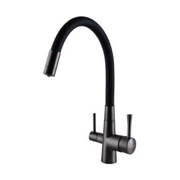 Смеситель для кухни под осмос Globus Lux LAZER GLLR-0903-11-GRAPHITE 000022996 фото