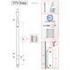 Кронштейн для сталевого радіатора MB Fix F7V EASY, артикул 60630050 116094 фото 2