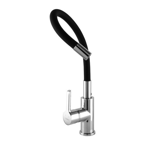Смеситель для кухни DOMINO PRESTIGE DPS-203SLR-Black 000022592 фото