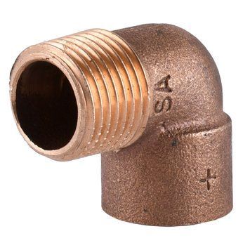 Угловой переход на резьбу VIEGA 90 15х3/4&Prime; В (130114) 000021520 фото