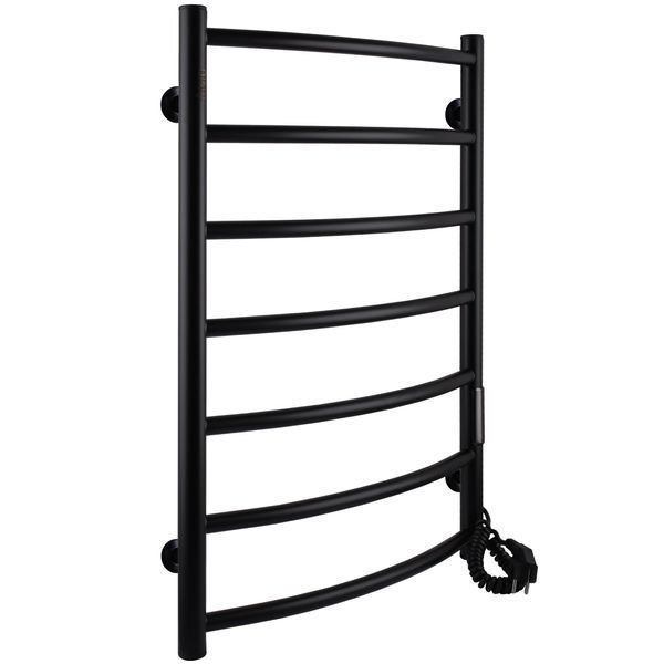 Рушникосушарка UNIO LD ЕU 700-500-7 BLK Лесенка Дуга электро черная 000029424 фото