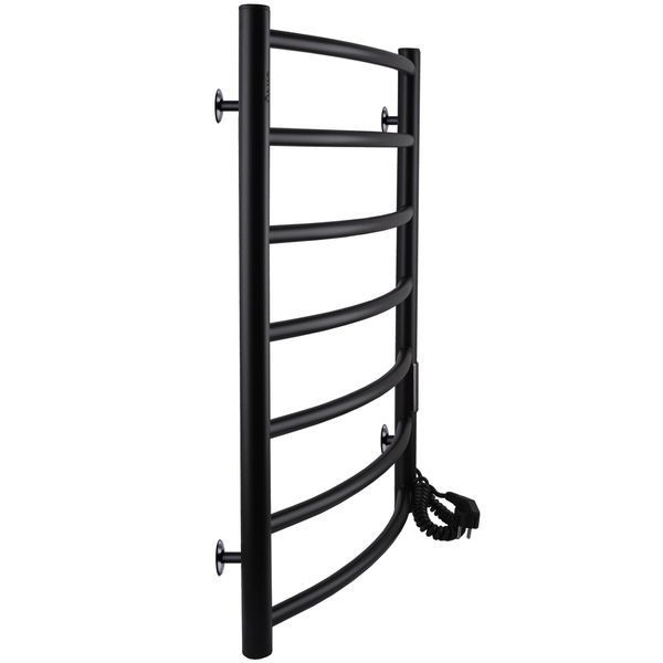 Рушникосушарка UNIO LD ЕU 700-500-7 BLK Лесенка Дуга электро черная 000029424 фото