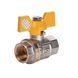 Кран шаровый прямой SOLOMON 1/2&Prime; ВВ ЖБ PN40 B1007 000001504 фото 1