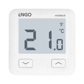 Інтернет термостат ENGO E10-MBUSW, MODBUS, Wi-Fi, білий E10-MBUSW фото